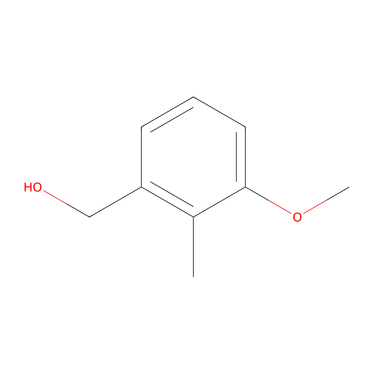(3-Methoxy-2-methylphenyl)methanol molecular structure, CAS 33797-34-1