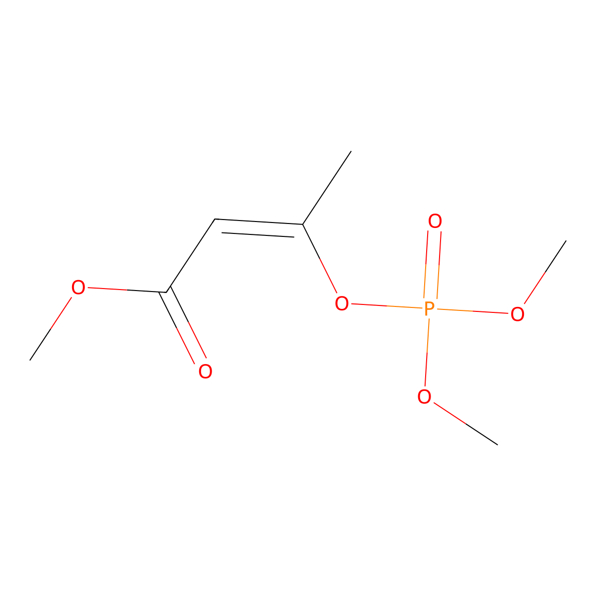 trans-Mevinphos molecular structure, CAS 338-45-4