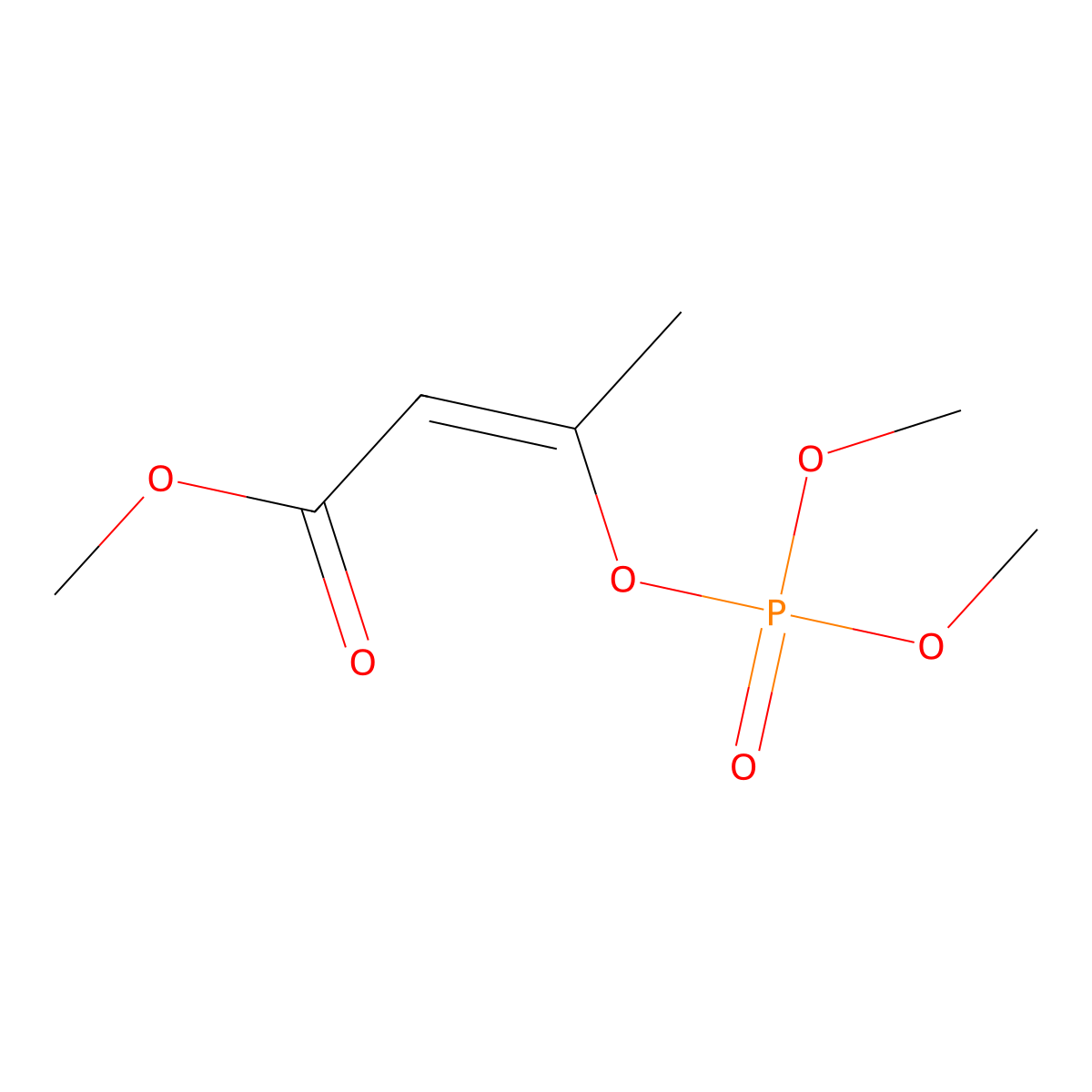 trans-Mevinphos molecular structure, CAS 338-45-4