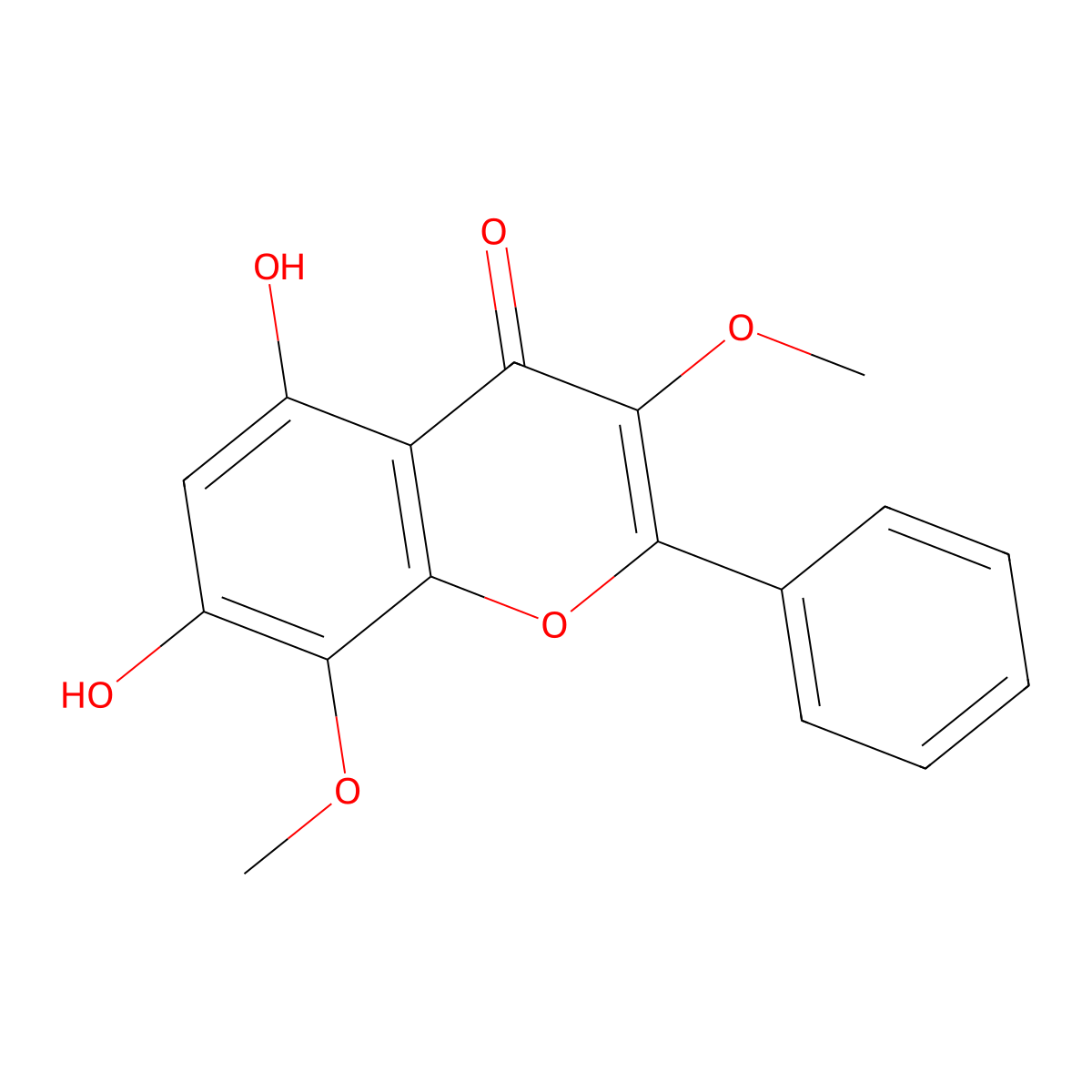 Gnaphaliin molecular structure, CAS 33803-42-8