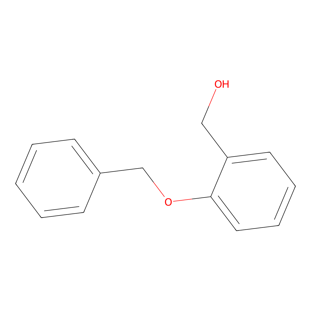 Benzenemethanol, 2-(phenylmethoxy)- molecular structure, CAS 3381-87-1