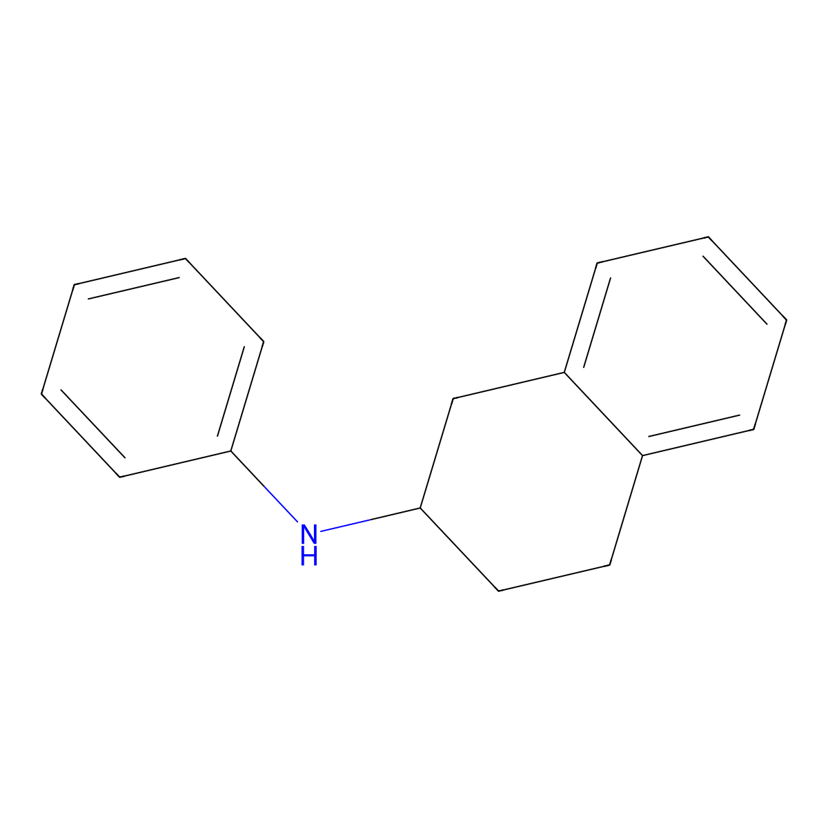 N-Phenyl-1,2,3,4-tetrahydronaphthalen-2-amine molecular structure, CAS 33816-55-6