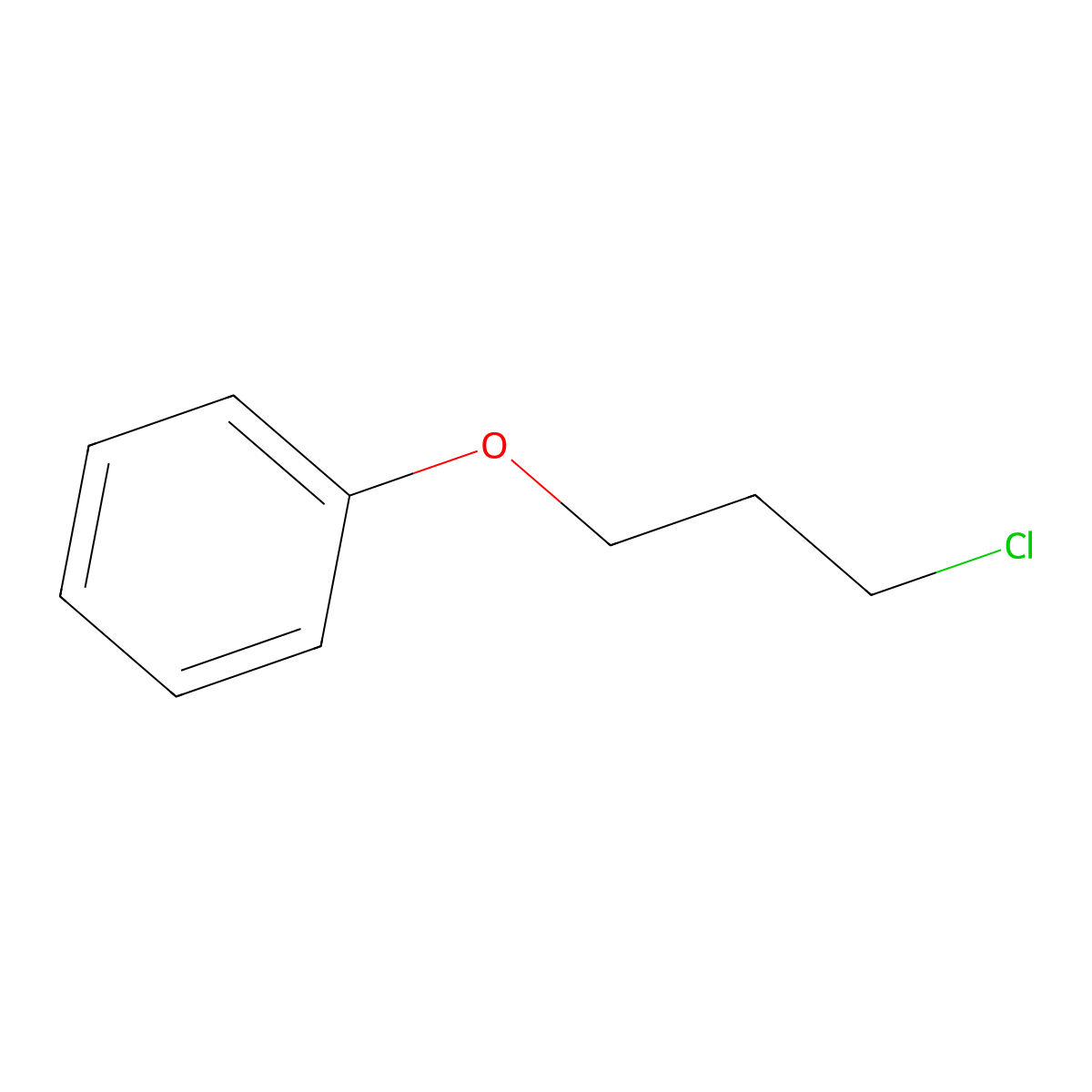 (3-Chloropropoxy)benzene molecular structure, CAS 3384-04-1