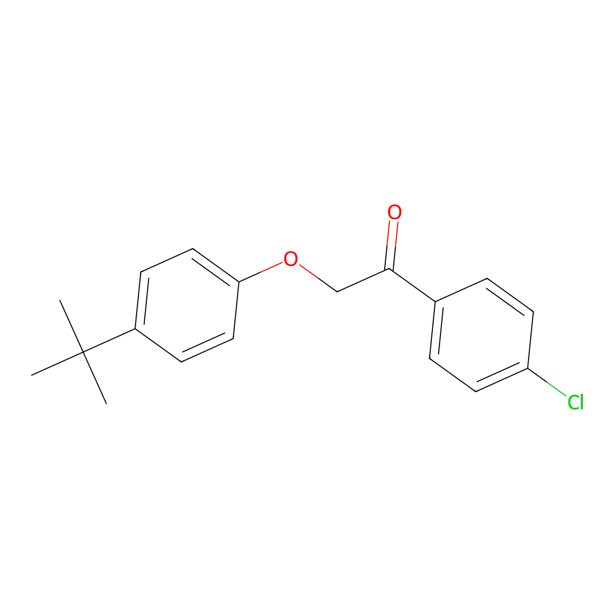 2-[4-(Tert-butyl)phenoxy]-1-(4-chlorophenyl)-1-ethanone molecular structure, CAS 338400-73-0