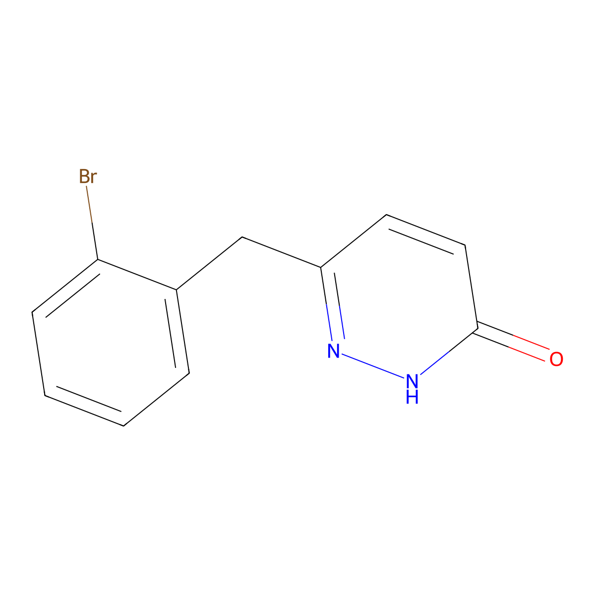 6-(2-Bromobenzyl)-3-pyridazinol molecular structure, CAS 338405-76-8