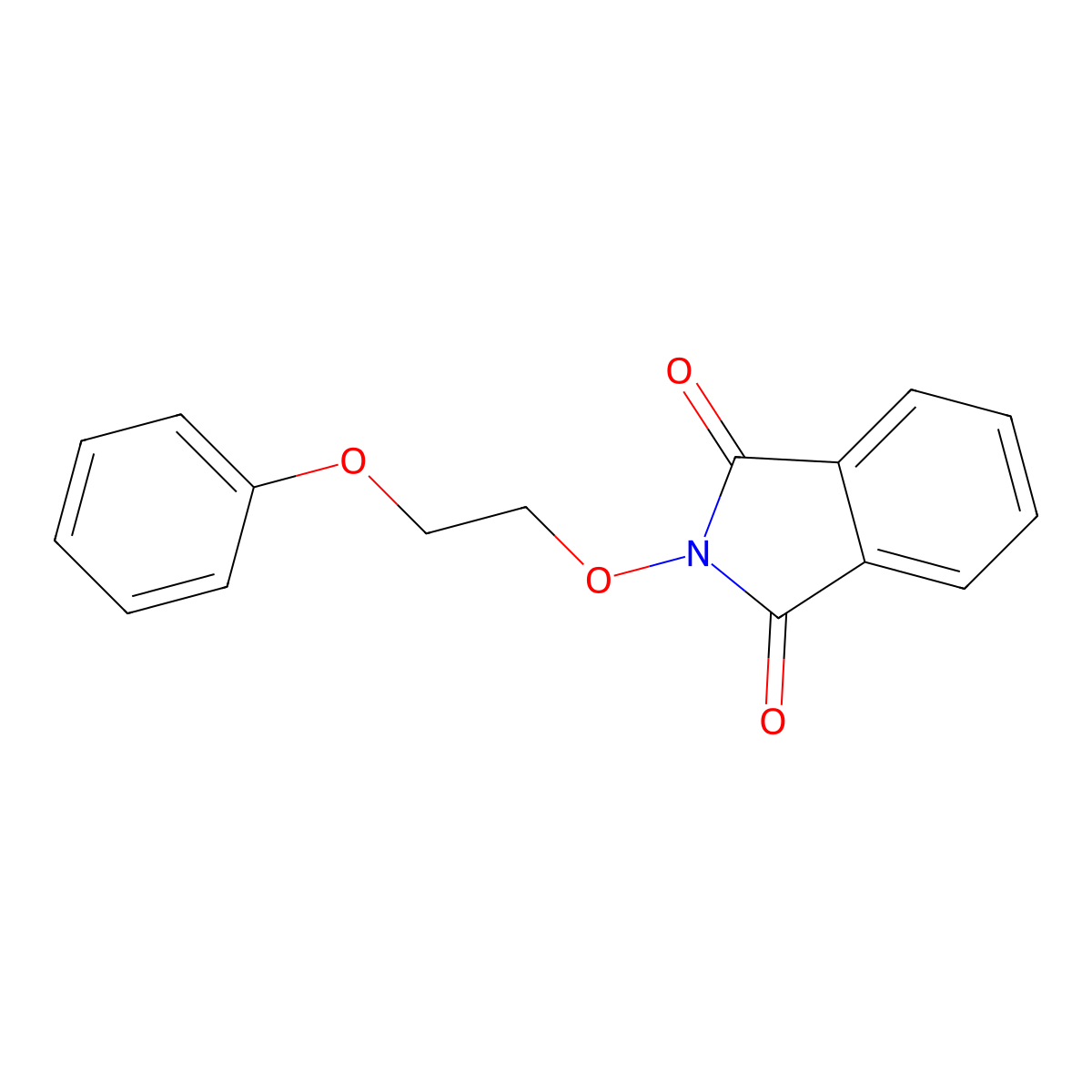 2-(2-Phenoxyethoxy)isoindole-1,3-dione molecular structure, CAS 338406-38-5