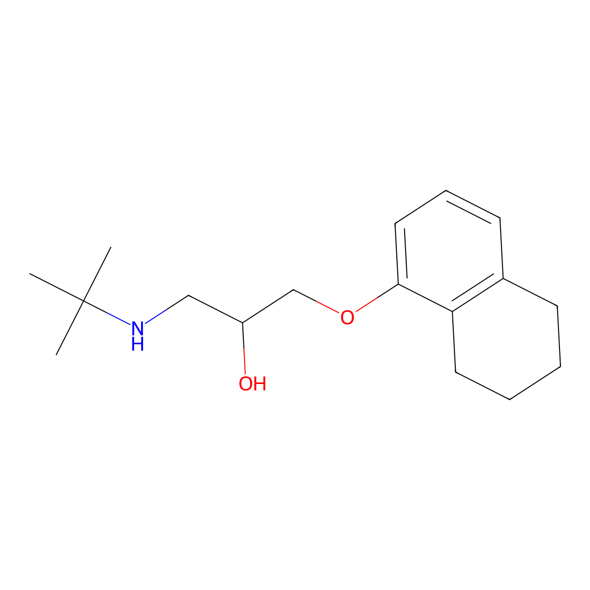 Nadolol EP Impurity G molecular structure, CAS 33841-03-1