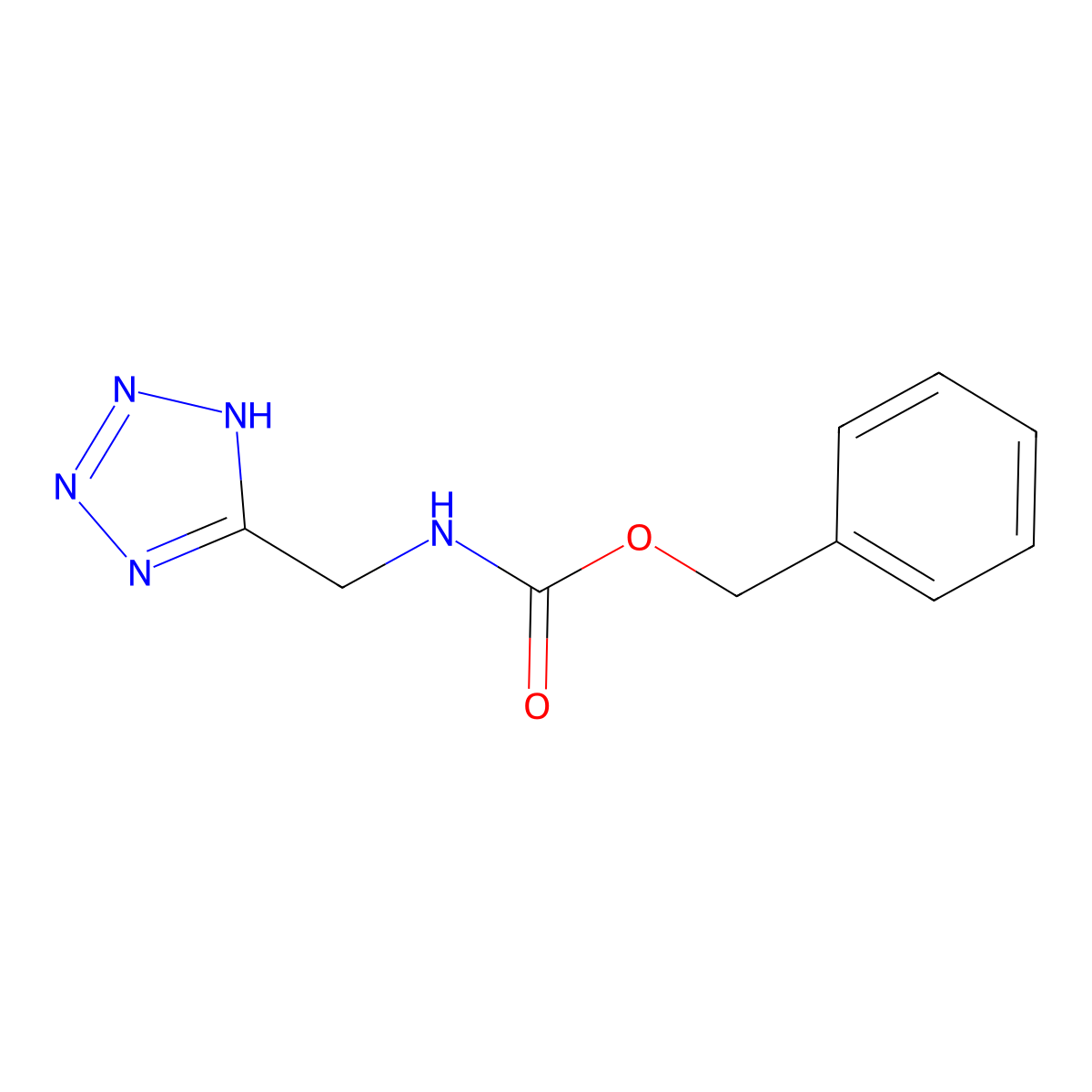 5-(Cbz-aminomethyl)-1H-tetrazole molecular structure, CAS 33841-53-1