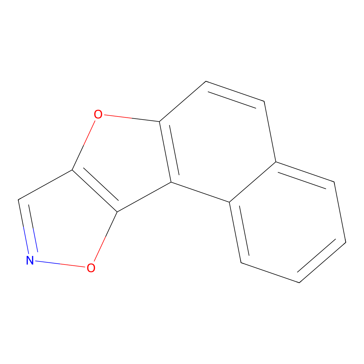 Naphtho[1',2':4,5]furo[2,3-d]isoxazole molecular structure, CAS 338415-32-0