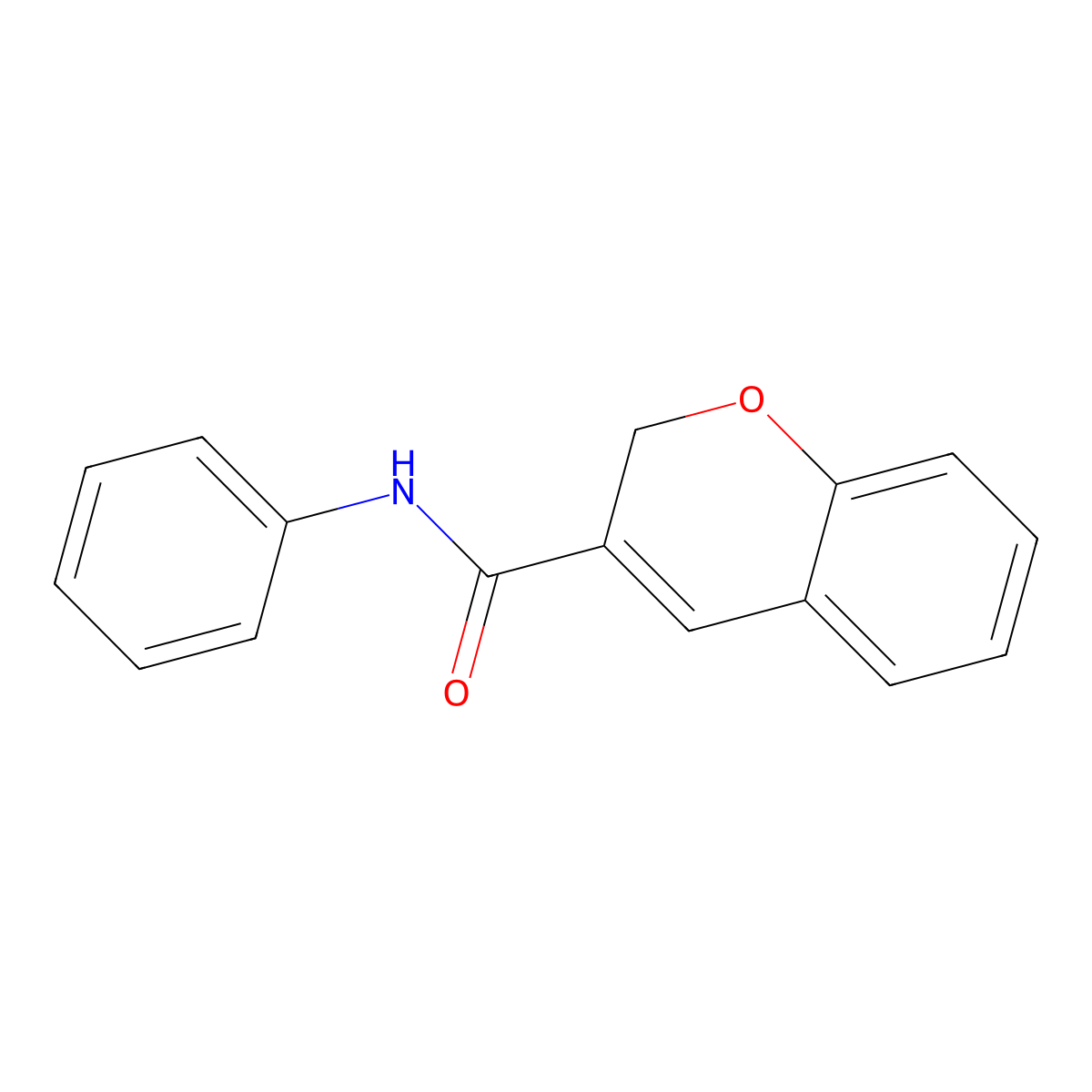N-phenyl-2H-chromene-3-carboxamide molecular structure, CAS 338419-81-1
