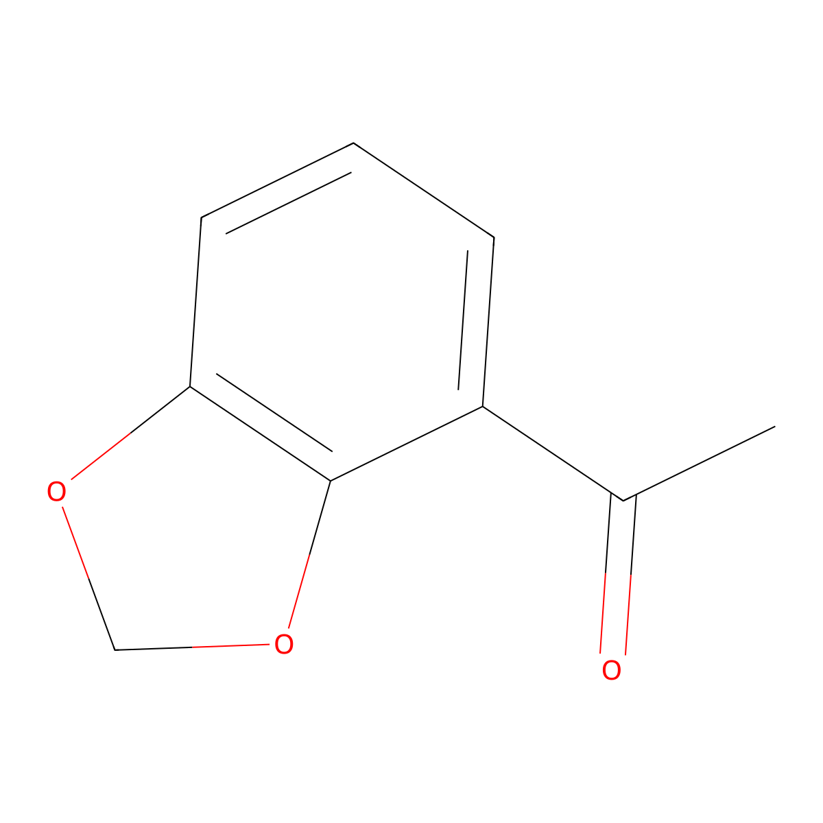 1-(1,3-Dioxaindan-4-yl)ethan-1-one molecular structure, CAS 33842-14-7