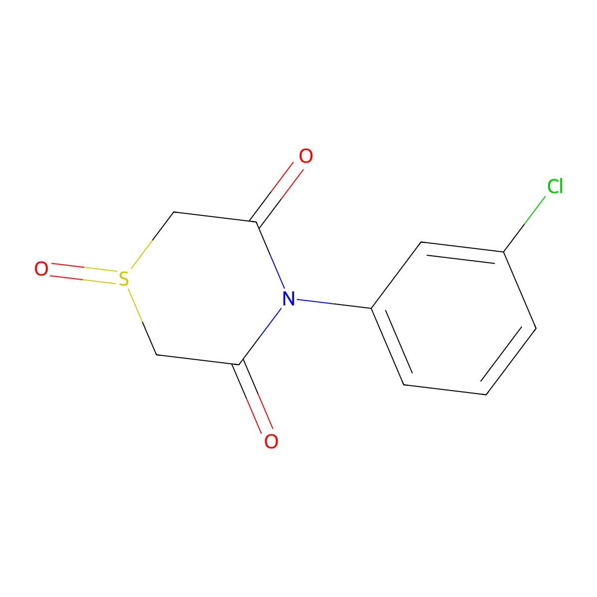 4-(3-Chlorophenyl)-1lambda~4~,4-thiazinane-1,3,5-trione molecular structure, CAS 338421-15-1