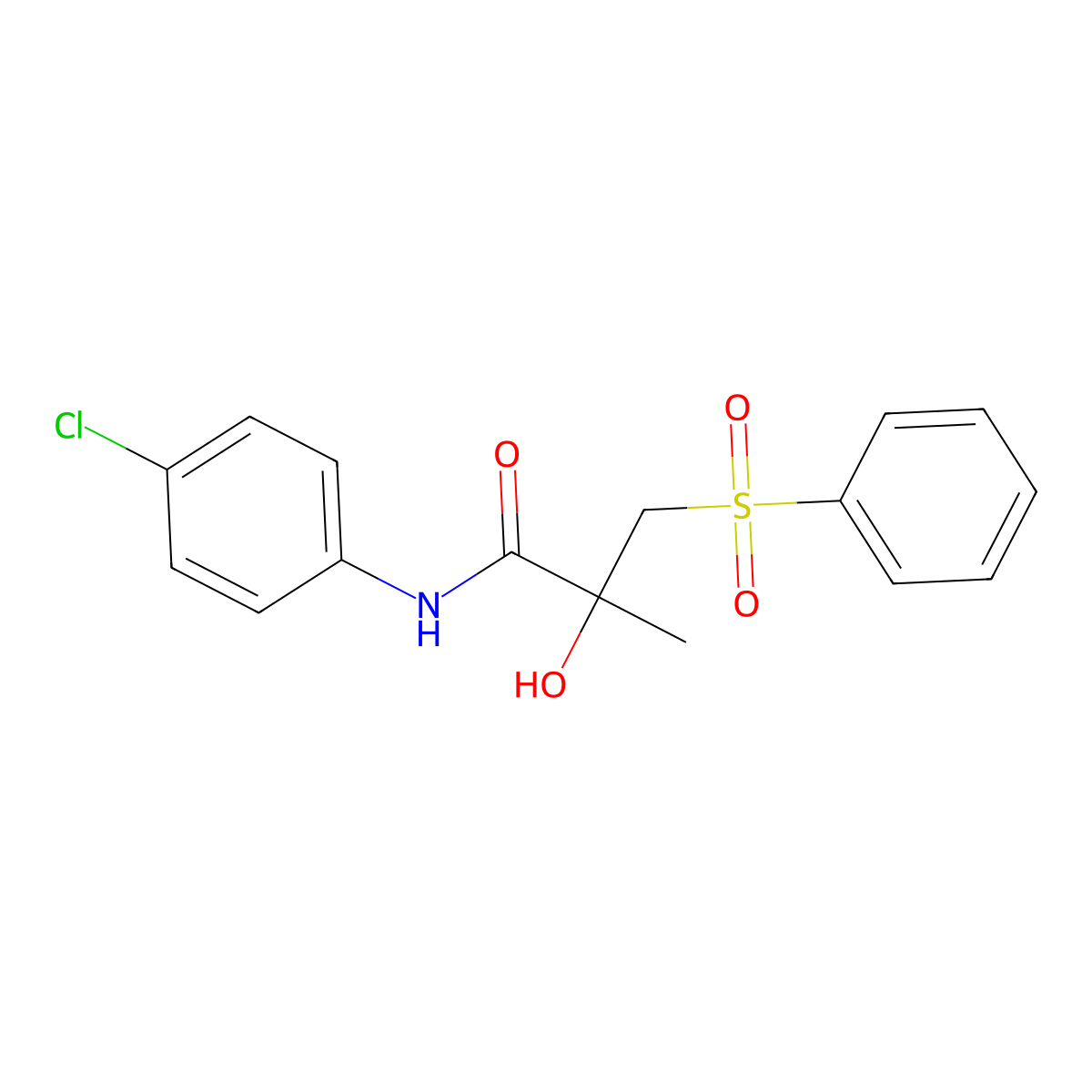 3-(benzenesulfonyl)-N-(4-chlorophenyl)-2-hydroxy-2-methylpropanamide molecular structure, CAS 338423-96-4