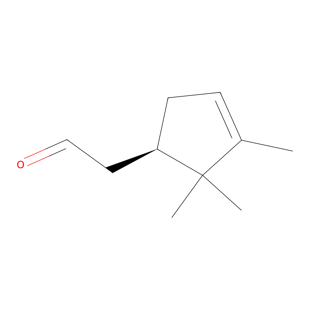 alpha-Campholenal molecular structure, CAS 33843-21-9
