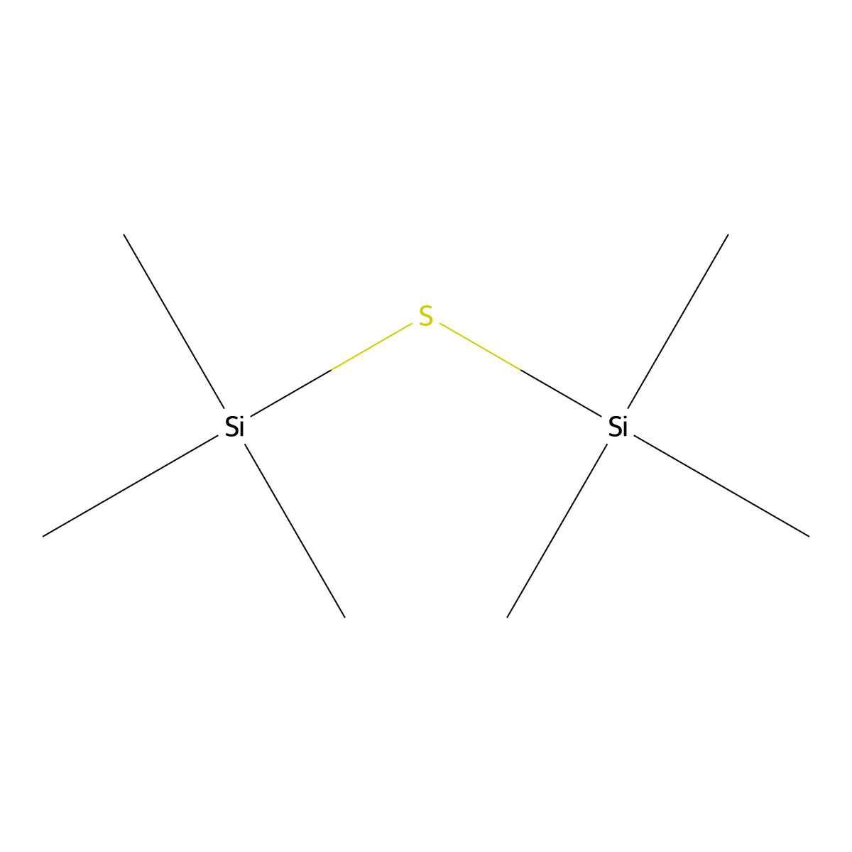 Disilathiane, 1,1,1,3,3,3-hexamethyl- molecular structure, CAS 3385-94-2