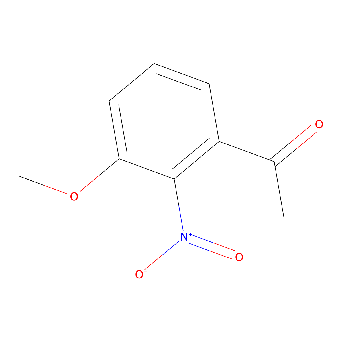 1-(3-Methoxy-2-nitrophenyl)ethanone molecular structure, CAS 33852-43-6