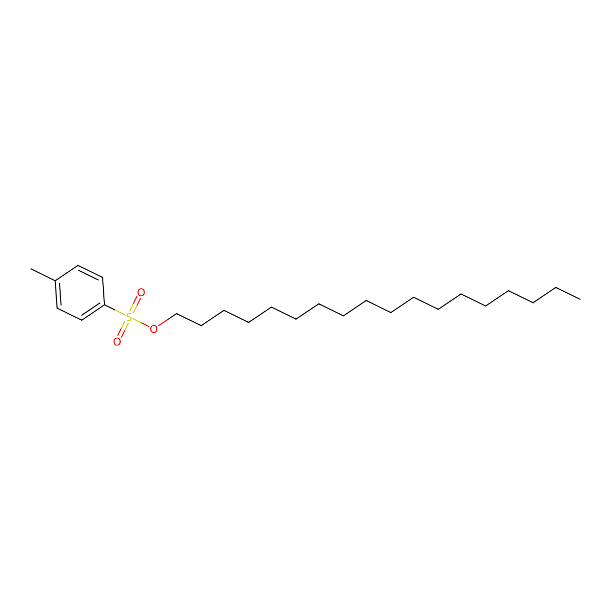 Octadecyl p-Toluenesulfonate molecular structure, CAS 3386-32-1