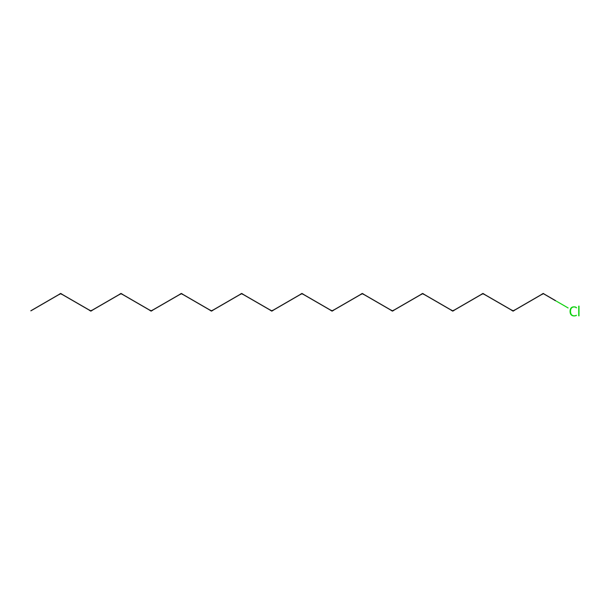 1-Chlorooctadecane molecular structure, CAS 3386-33-2