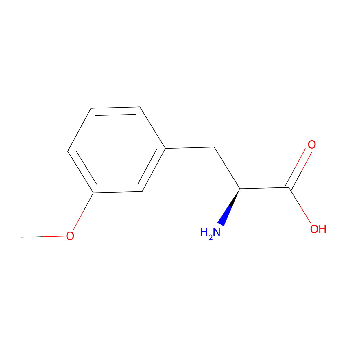 3-Methoxy-L-Phenylalanine molecular structure, CAS 33879-32-2