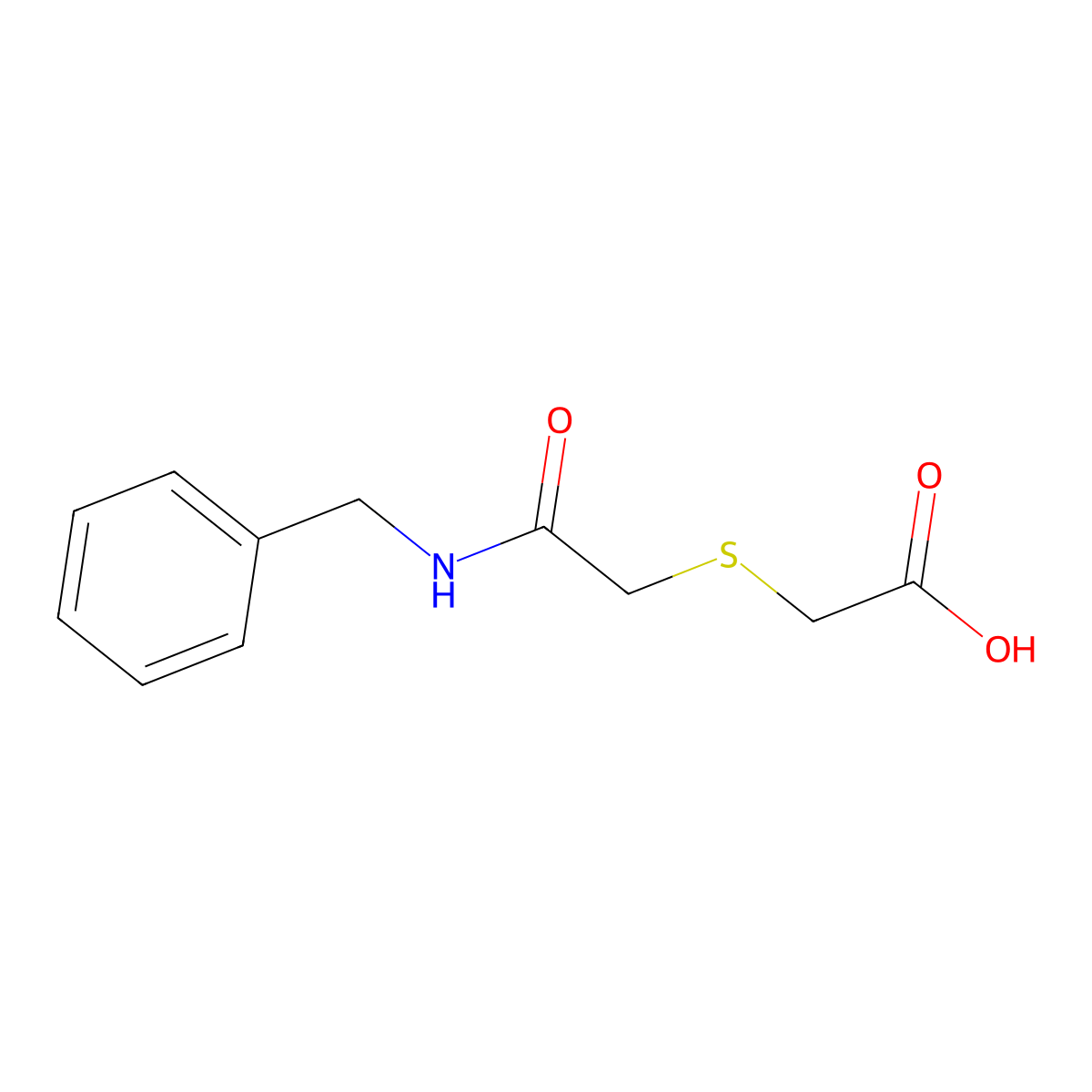 2-{[(Benzylcarbamoyl)methyl]sulfanyl}acetic acid molecular structure, CAS 338793-80-9