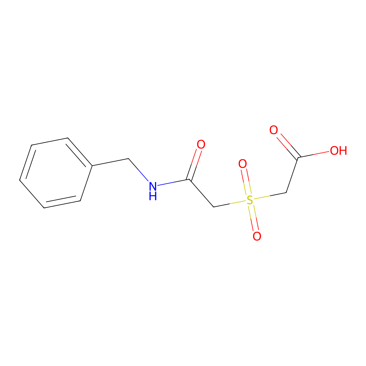 2-[2-(Benzylamino)-2-oxoethyl]sulfonylacetic acid molecular structure, CAS 338793-99-0