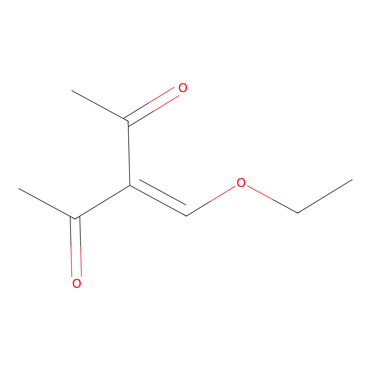 3-(Ethoxymethylene)pentane-2,4-dione molecular structure, CAS 33884-41-2