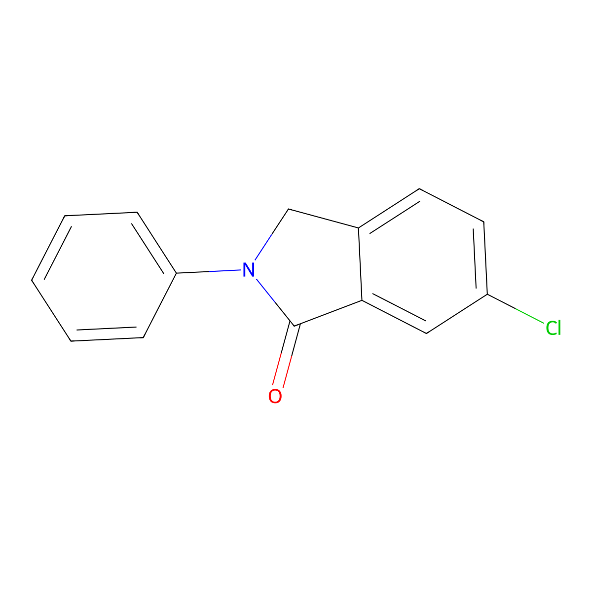 6-Chloro-2-phenylisoindolin-1-one molecular structure, CAS 33886-49-6