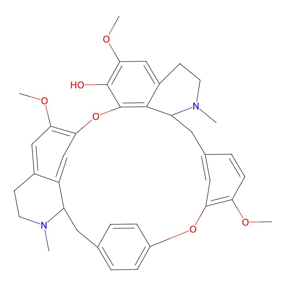 Thalrugosine, (+)- molecular structure, CAS 33889-68-8
