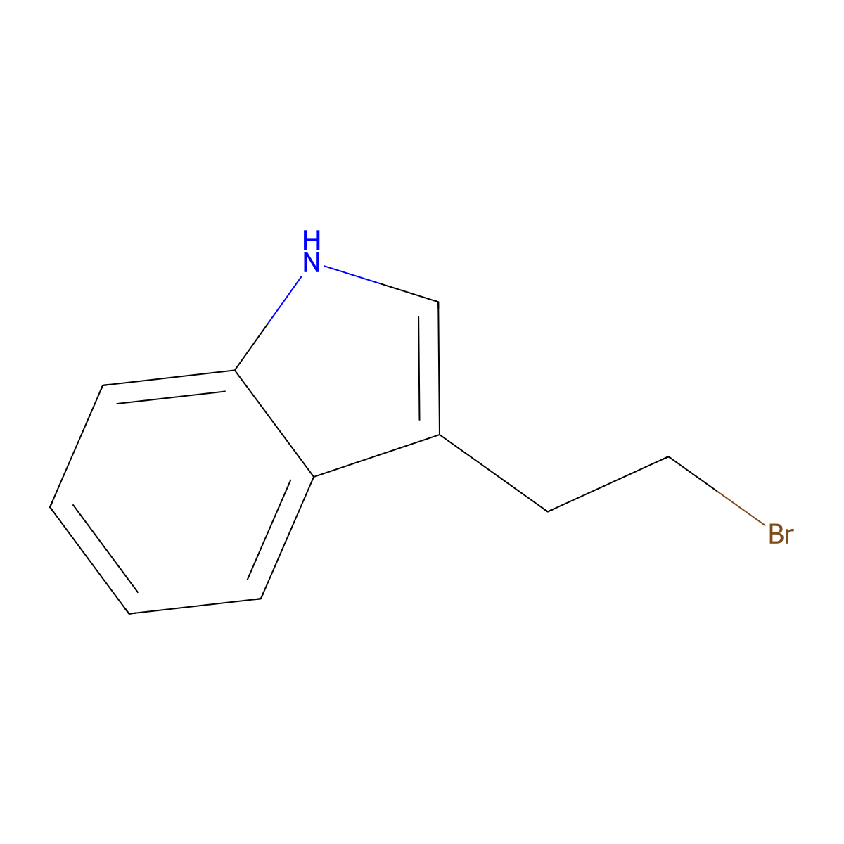3-(2-Bromoethyl)indole molecular structure, CAS 3389-21-7