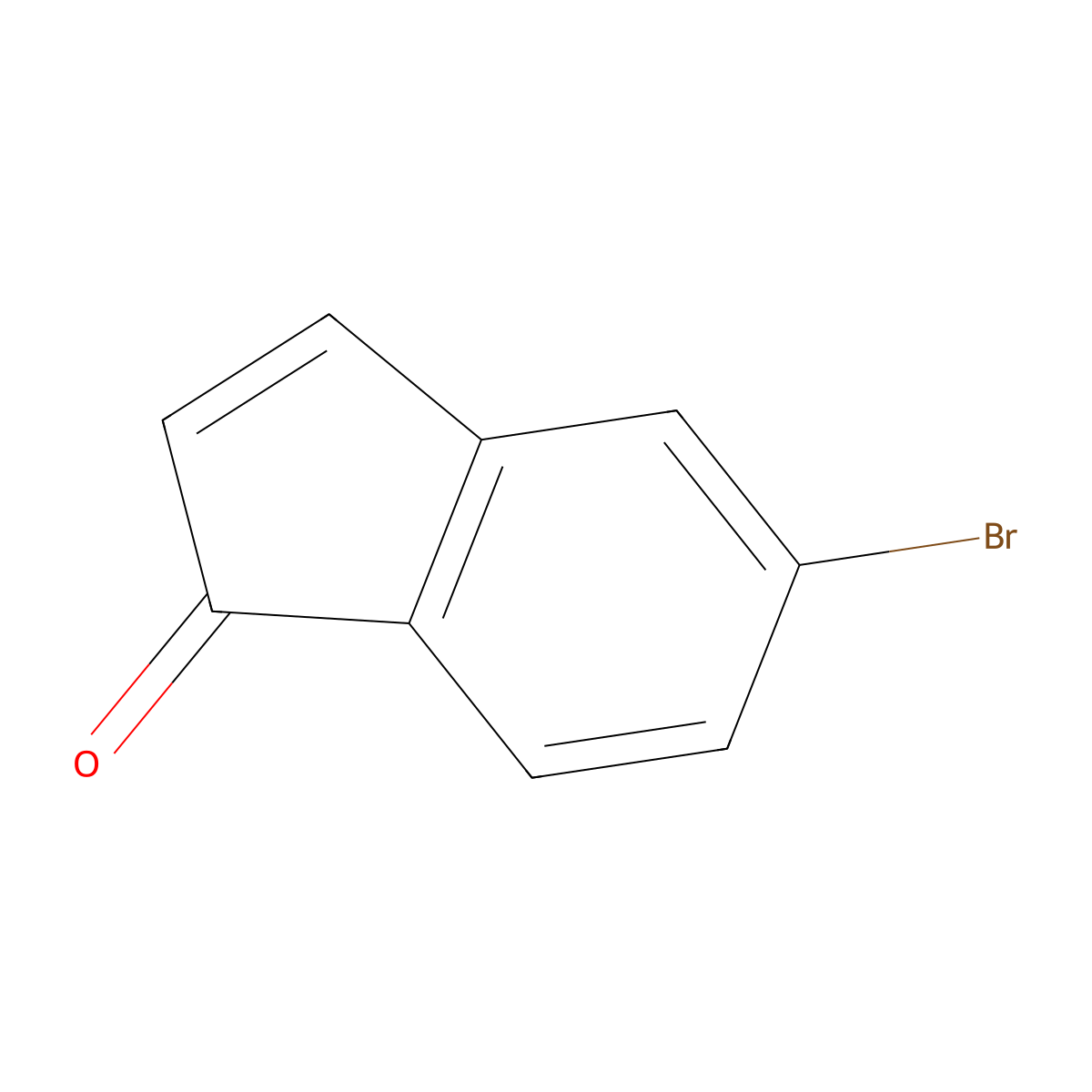 5-Bromo-1-oxoindene molecular structure, CAS 338989-48-3