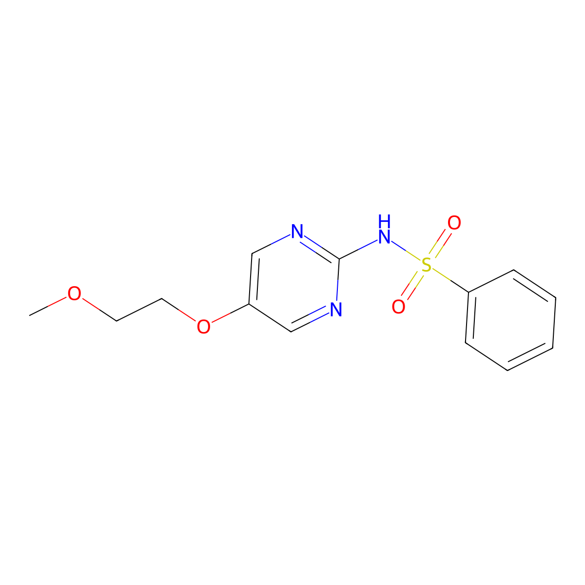 Glymidine molecular structure, CAS 339-44-6