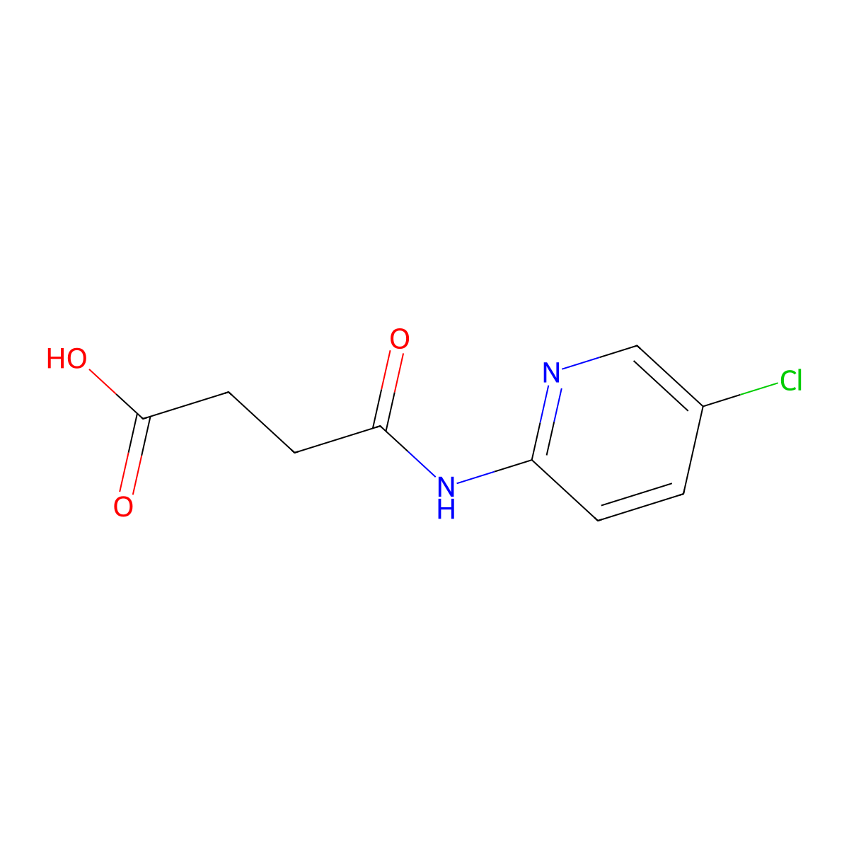 4-((5-Chloropyridin-2-yl)amino)-4-oxobutanoic acid molecular structure, CAS 339005-94-6