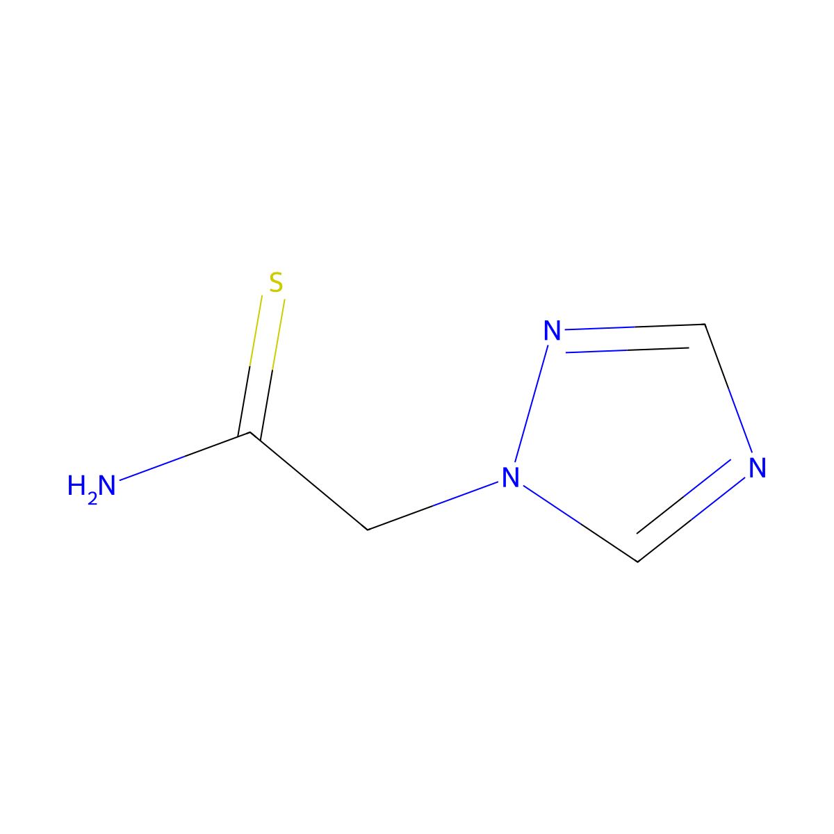 2-(1H-1,2,4-triazol-1-yl)ethanethioamide molecular structure, CAS 339009-39-1
