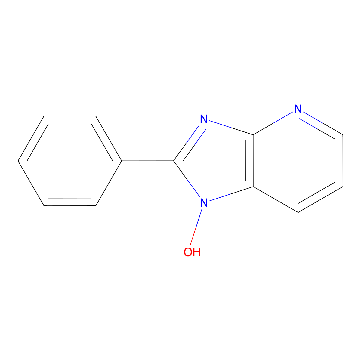 2-phenyl-1H-imidazo[4,5-b]pyridin-1-ol molecular structure, CAS 339009-94-8