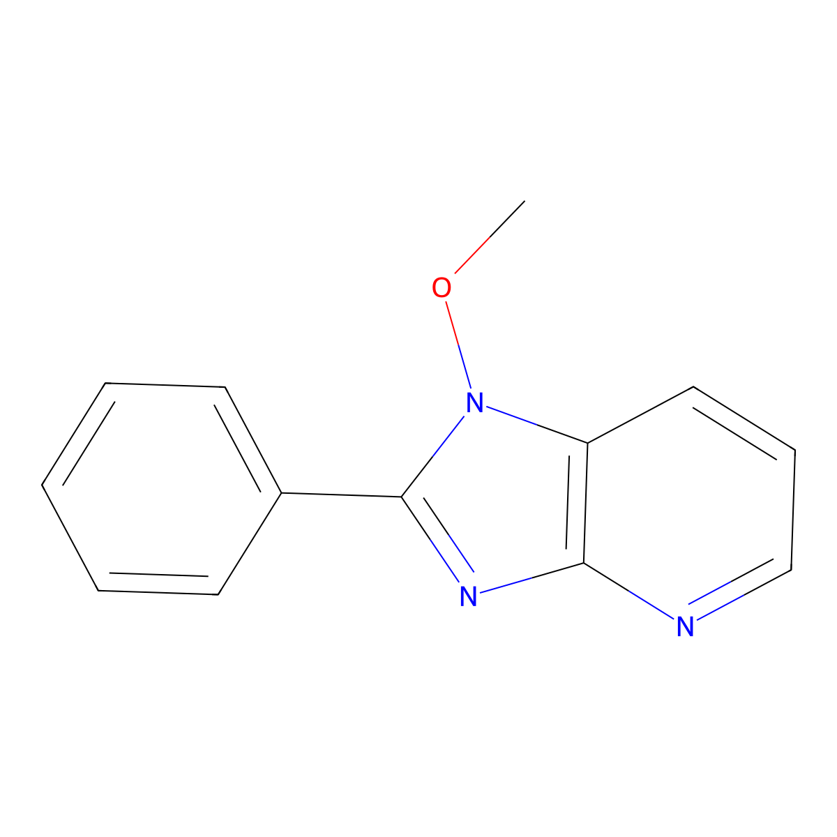 1-methoxy-2-phenyl-1H-imidazo[4,5-b]pyridine molecular structure, CAS 339009-98-2