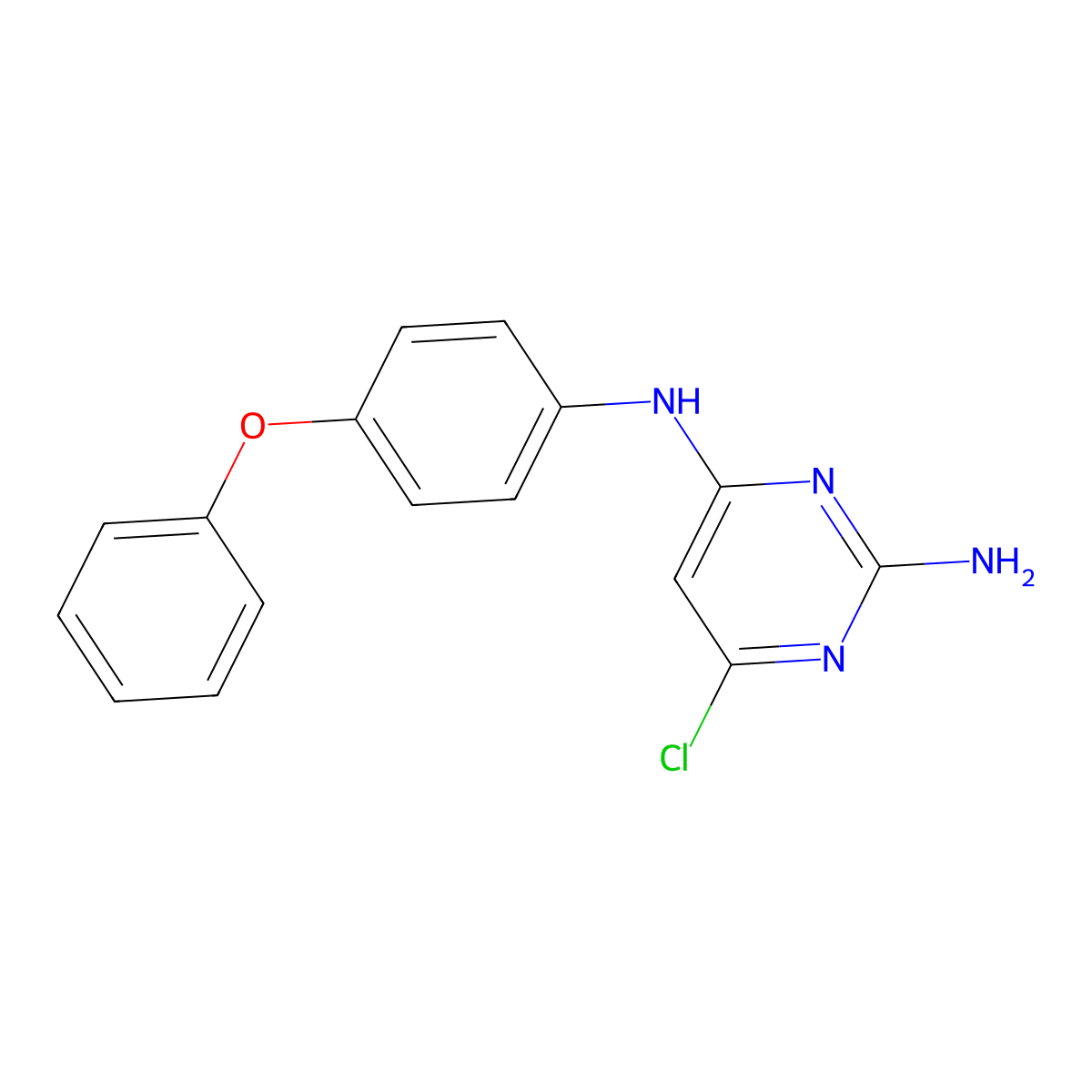 6-chloro-N~4~-(4-phenoxyphenyl)-2,4-pyrimidinediamine molecular structure, CAS 339016-03-4