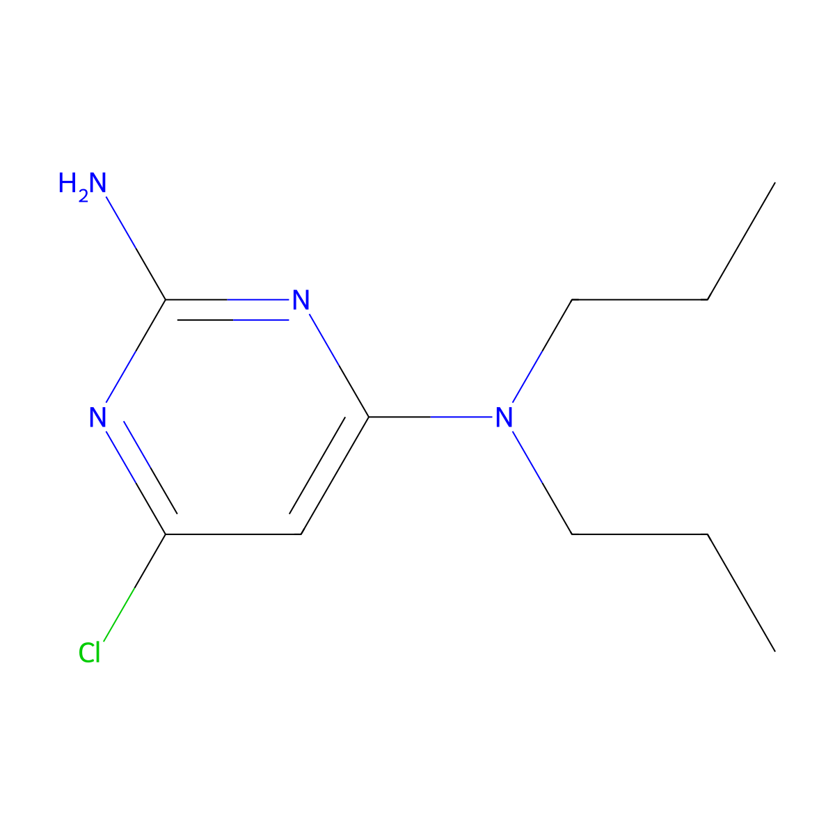 6-chloro-N~4~,N~4~-dipropyl-2,4-pyrimidinediamine molecular structure, CAS 339016-15-8