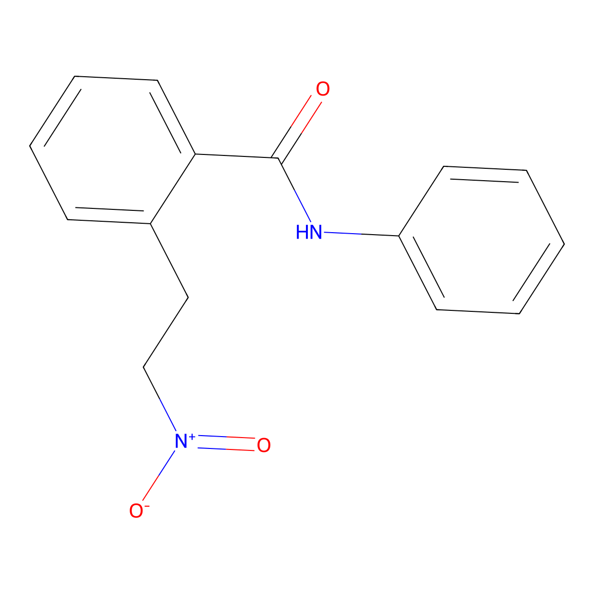 2-(2-nitroethyl)-N-phenylbenzamide molecular structure, CAS 339016-52-3