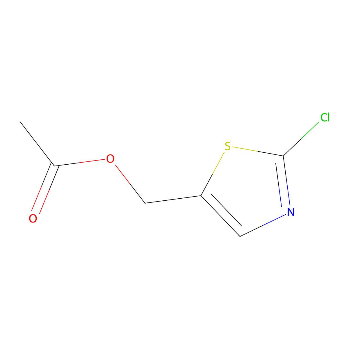 (2-Chloro-1,3-thiazol-5-yl)methyl acetate molecular structure, CAS 339018-65-4