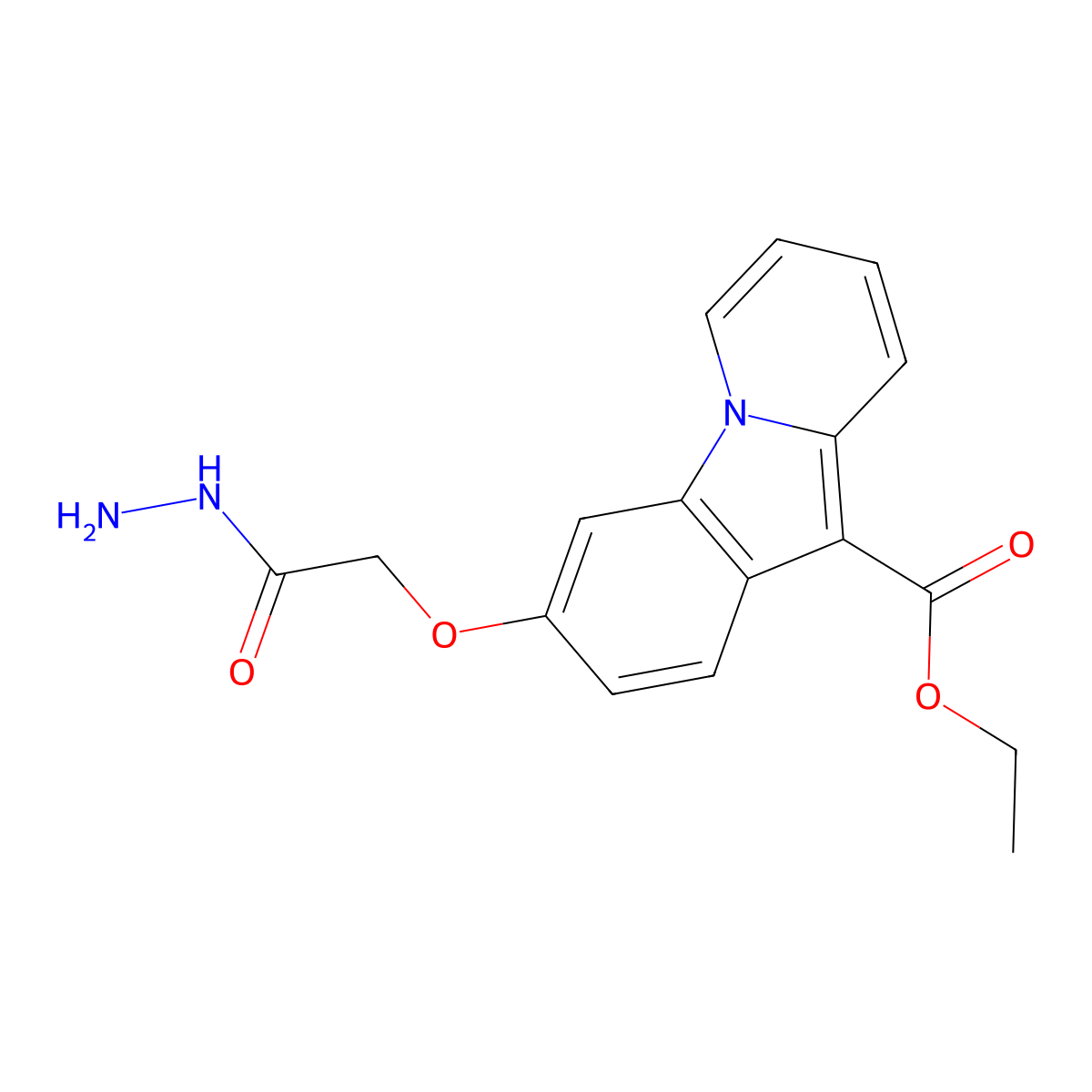 Ethyl 3-(2-hydrazino-2-oxoethoxy)pyrido[1,2-a]indole-10-carboxylate molecular structure, CAS 339020-44-9