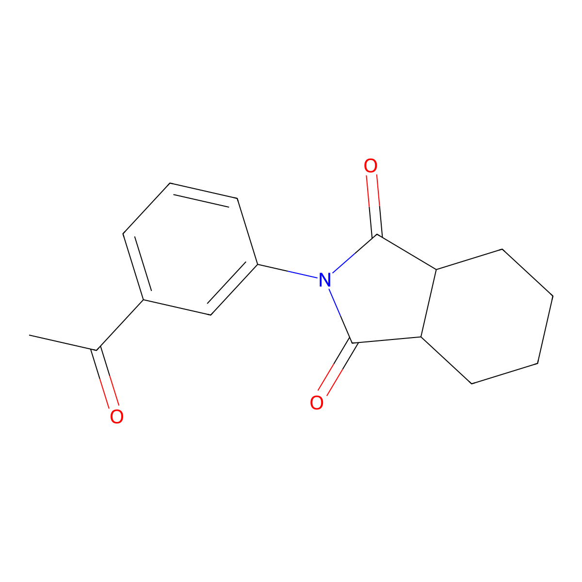 2-(3-acetylphenyl)hexahydro-1H-isoindole-1,3(2H)-dione molecular structure, CAS 339021-77-1