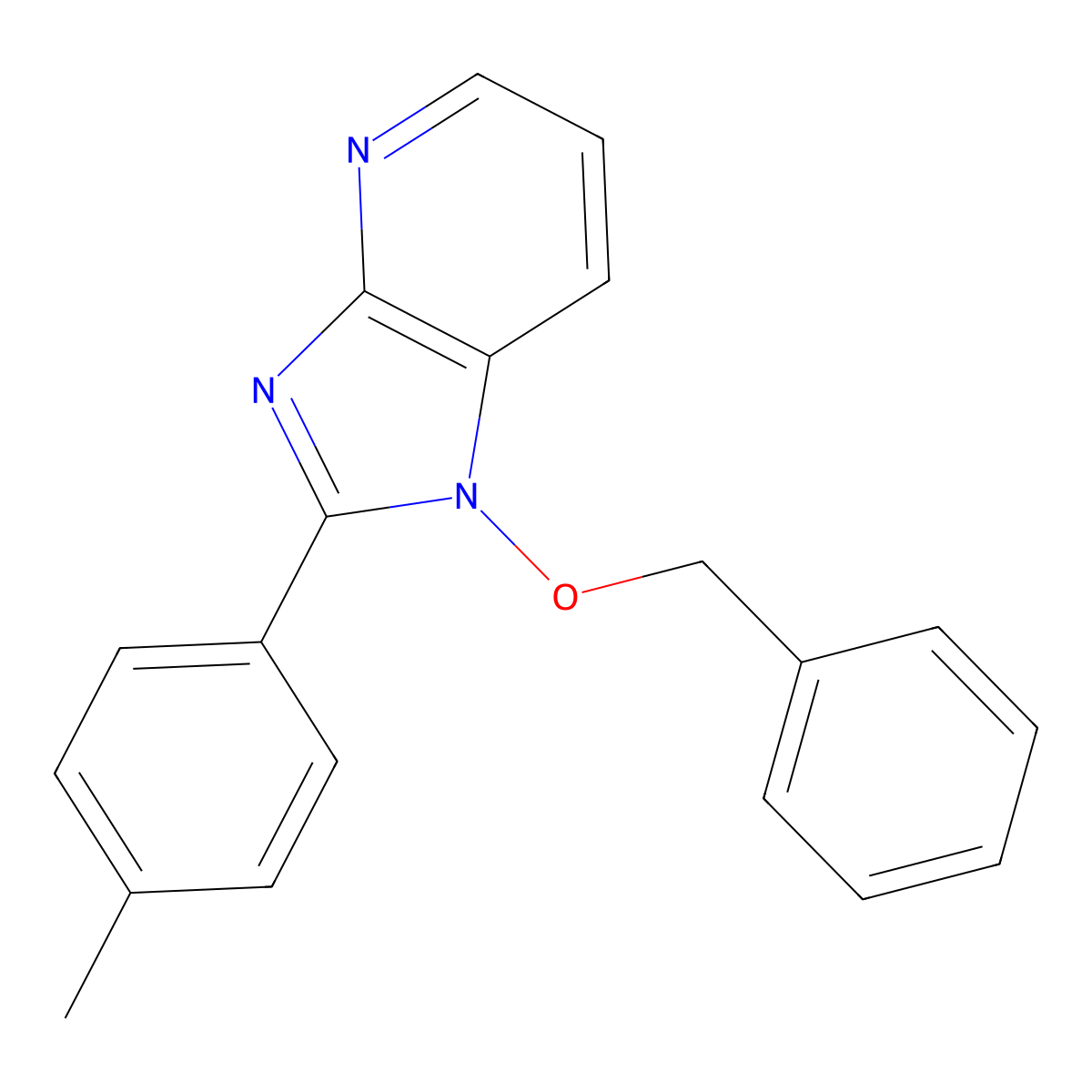 1-(benzyloxy)-2-(4-methylphenyl)-1H-imidazo[4,5-b]pyridine molecular structure, CAS 339026-82-3