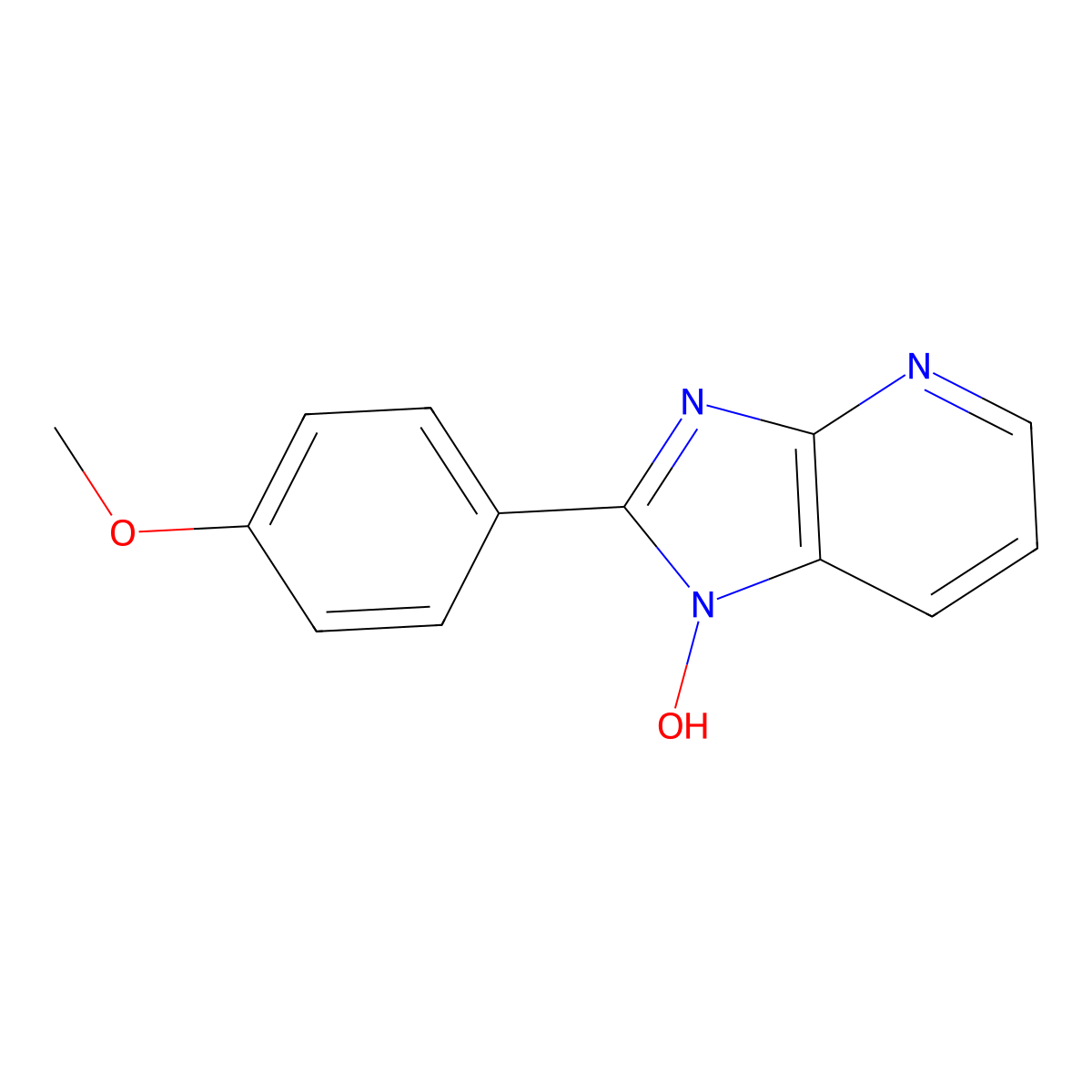 2-(4-methoxyphenyl)-1H-imidazo[4,5-b]pyridin-1-ol molecular structure, CAS 339026-93-6