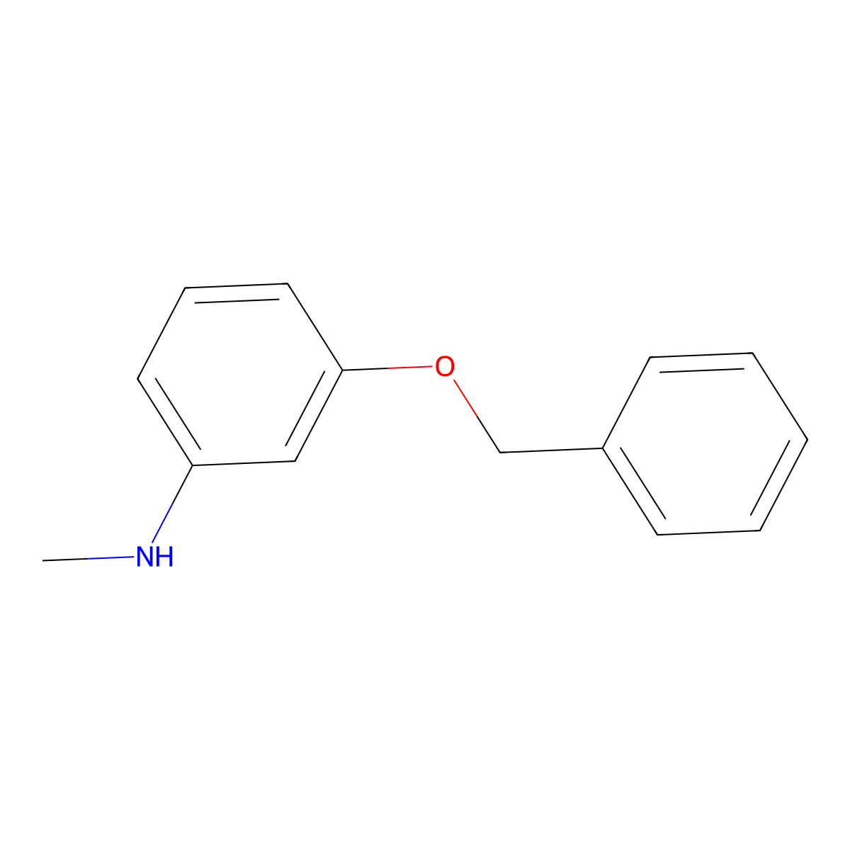 3-(Benzyloxy)-N-methylaniline molecular structure, CAS 33905-38-3