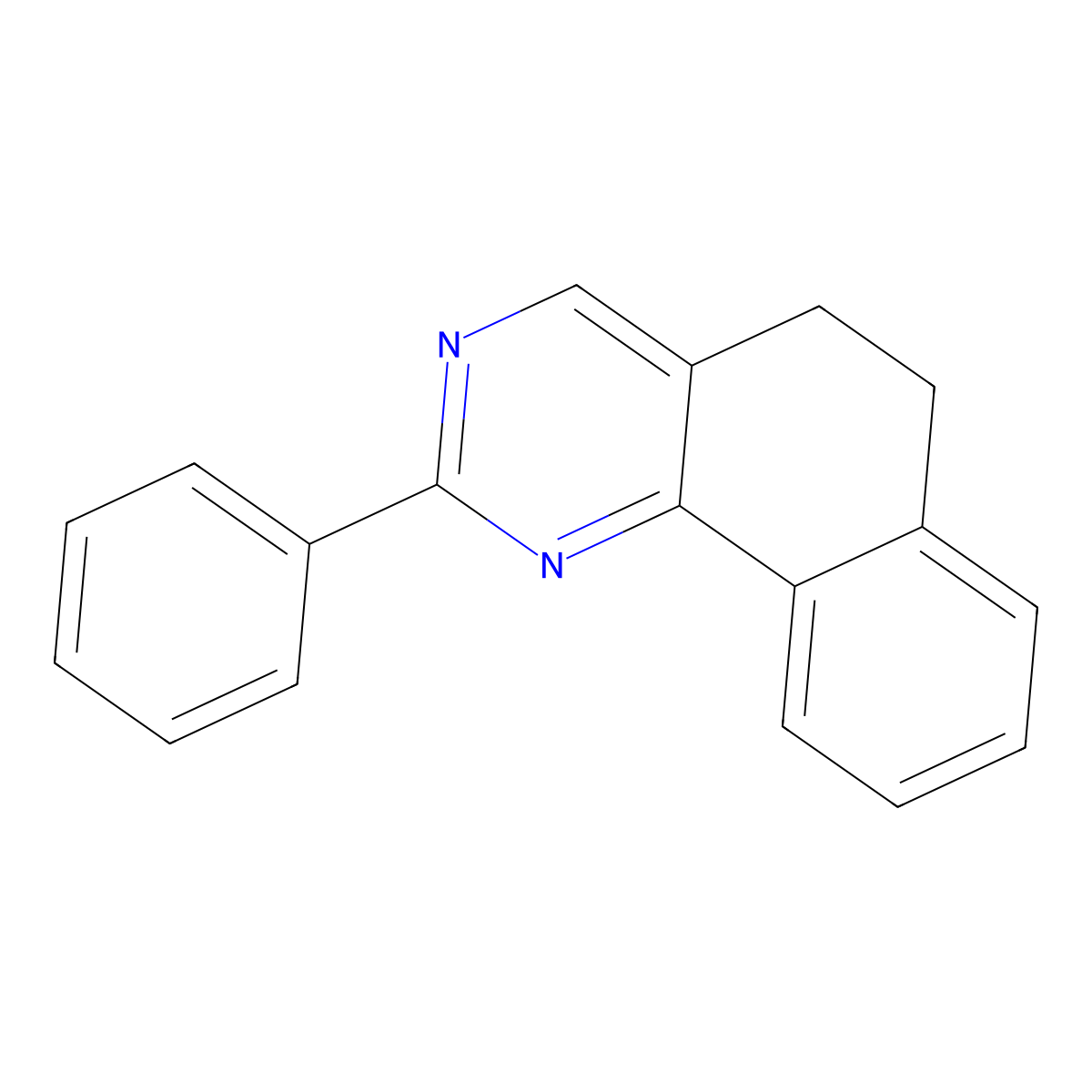 2-Phenyl-5,6-dihydrobenzo[h]quinazoline molecular structure, CAS 339101-28-9