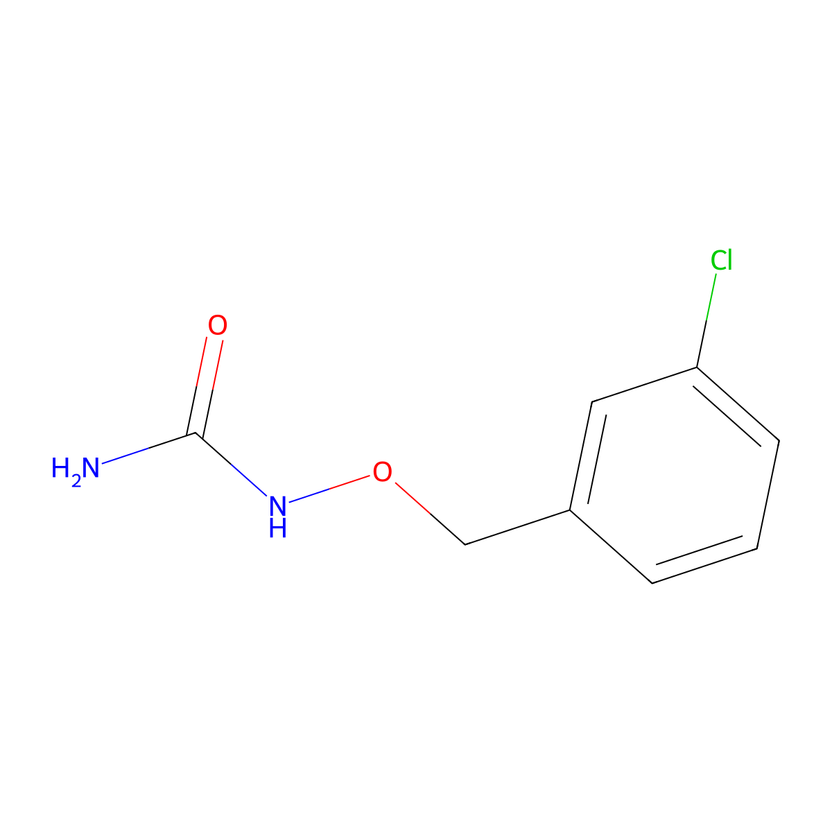 N-[(3-chlorobenzyl)oxy]urea molecular structure, CAS 339103-78-5