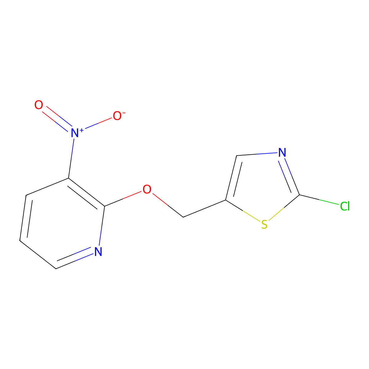 2-[(2-Chloro-1,3-thiazol-5-yl)methoxy]-3-nitropyridine molecular structure, CAS 339104-65-3