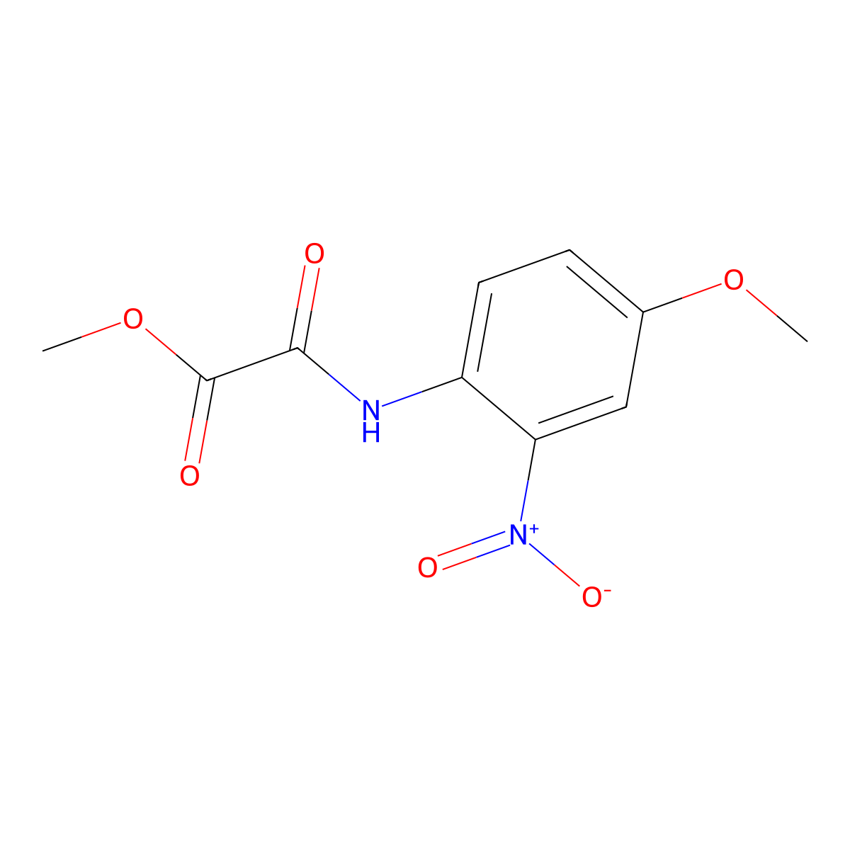 Methyl 2-(4-methoxy-2-nitroanilino)-2-oxoacetate molecular structure, CAS 339104-95-9