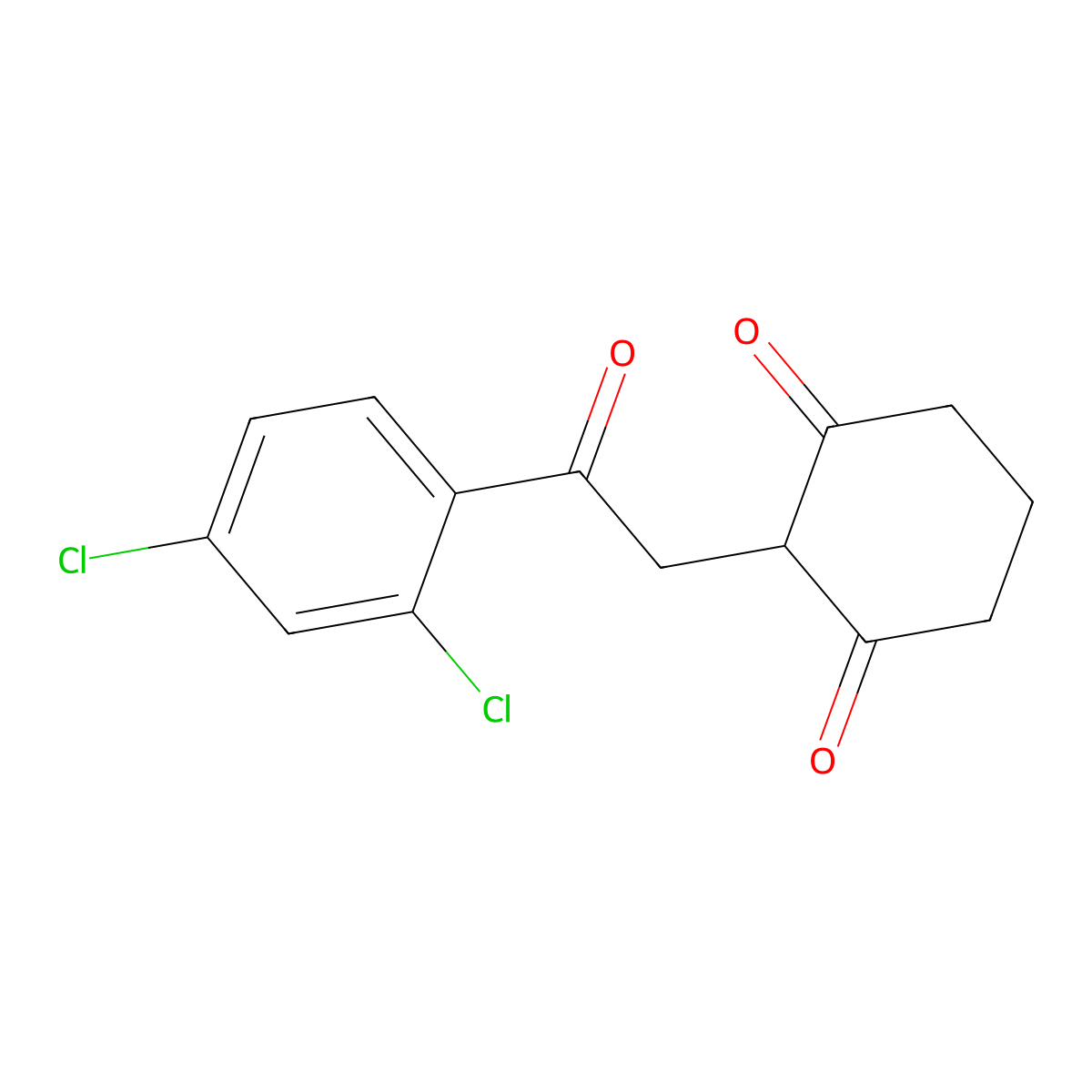 2-[2-(2,4-Dichlorophenyl)-2-oxoethyl]-1,3-cyclohexanedione molecular structure, CAS 339105-96-3