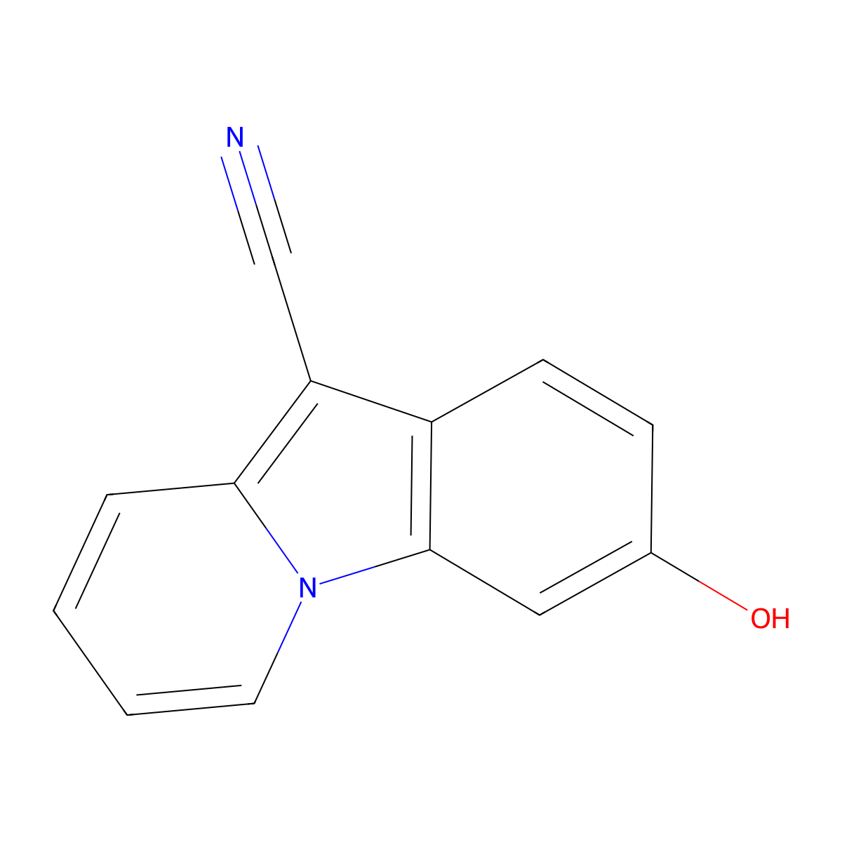 3-Hydroxypyrido[1,2-a]indole-10-carbonitrile molecular structure, CAS 339106-98-8